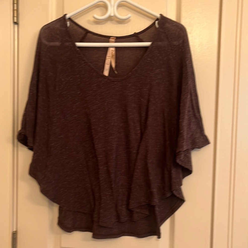 Made in the USA brown poncho